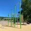 New Age Fit outdoor fitness station for playgrounds.