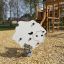 Sheep rocking playground spring rider.