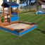 Playground with Dolphin Slide and Sandbox