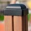 Sand & Water Play Nature wooden post with black cap