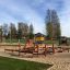 Course wooden playground equipment.