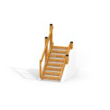 Pioneer Hill Stairs wooden ladder