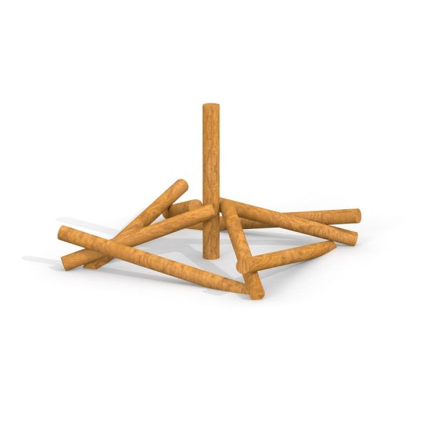 Wooden playground climbing structure Atakama.