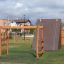 Horizontal Wooden Ladder Nature in playground