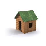 Nature Playhouse Grass Roof  wooden house