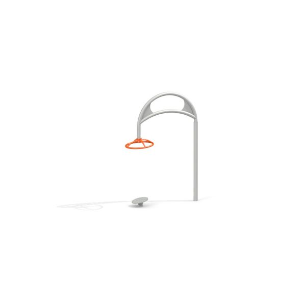 Modern playground basketball hoop from Blossom collection.