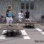 Children playing on Spring Plate playground equipment.