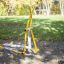 Outdoor Cross Trainer on a park pathway in autumn.
