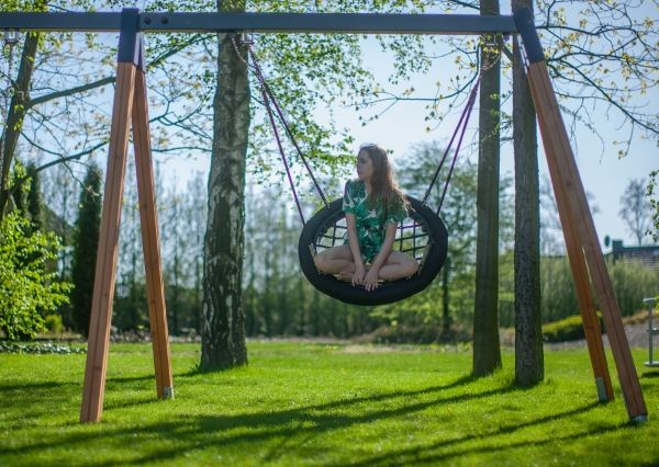Bird Nest Swing with Tower BNS 90 cm playhouse with slide