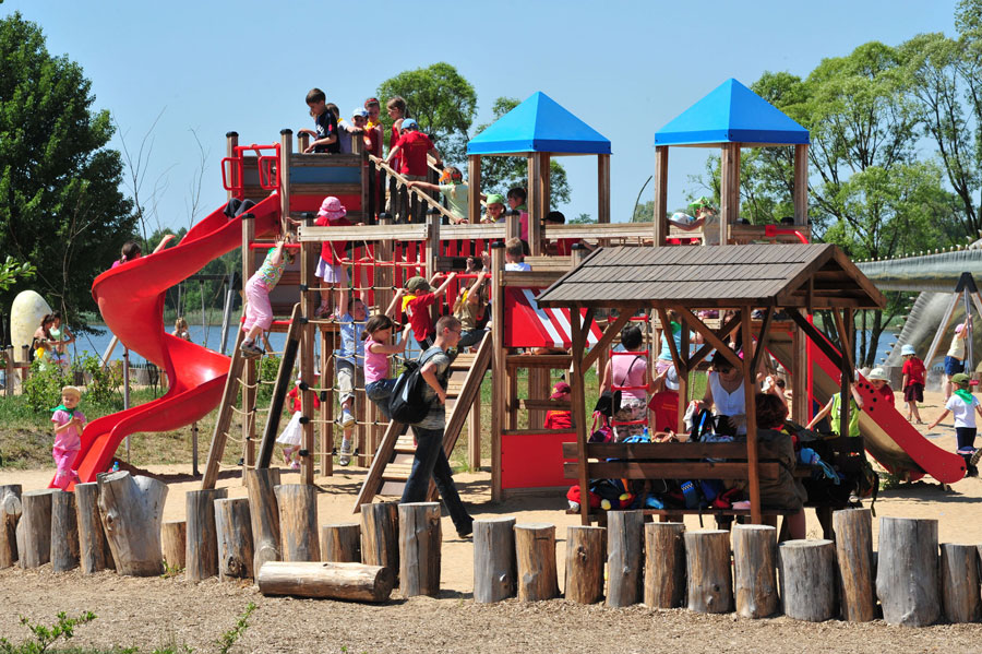 Children on playground